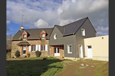 Extension bois dans l'ancien