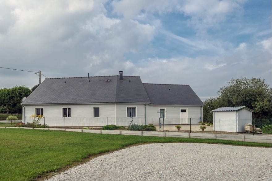 Maison bois traditionnelle en Mayenne (53)