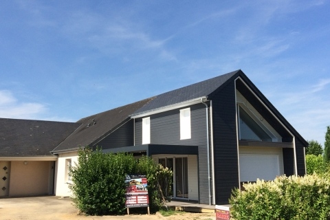 Extension bois avec pergola en Mayenne (53)